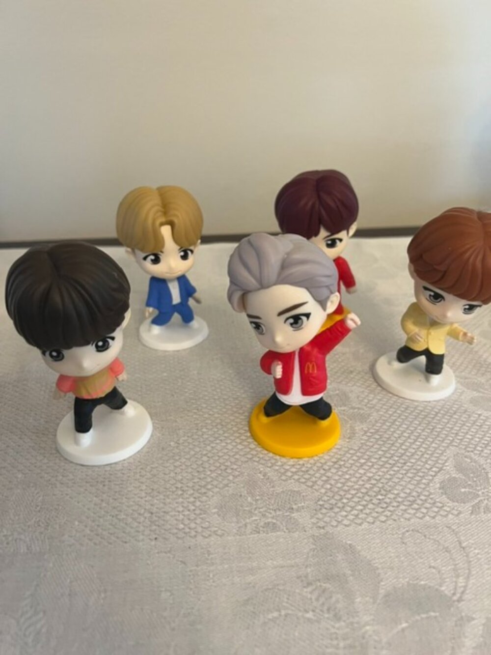 2025 McDonald's Tinytan x BTS Encore Edition Happy Meal Toys Set Of 5